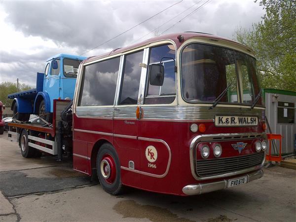 £6000 AEC PLAXTON PANORAMA MOTORHOME WITH FLAT BODY AND HIAB CRANE £6000 AEC PLAXTON PANORAMA MOTORHOME WITH FLAT BODY AND HIAB CRANE