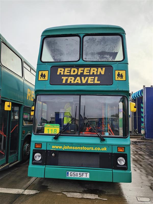 Low height 1990 LEYLAND OLYMPIAN DOUBLE DECKER 