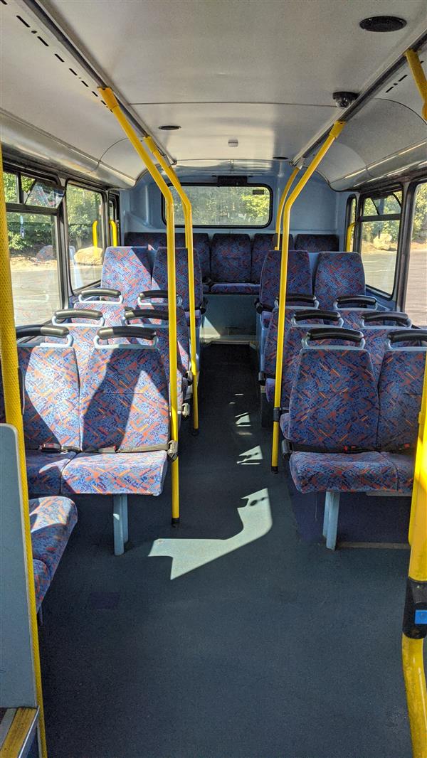 2001 Volvo B7, PSVAR, 74 seats with belts. 2001 Volvo B7, PSVAR, 74 seats with belts.