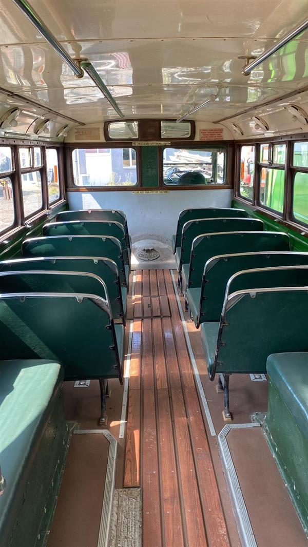 1949 Guy Arab back loader, half cab double decker 