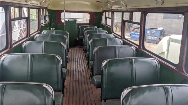 1949 Guy Arab back loader, half cab double decker 